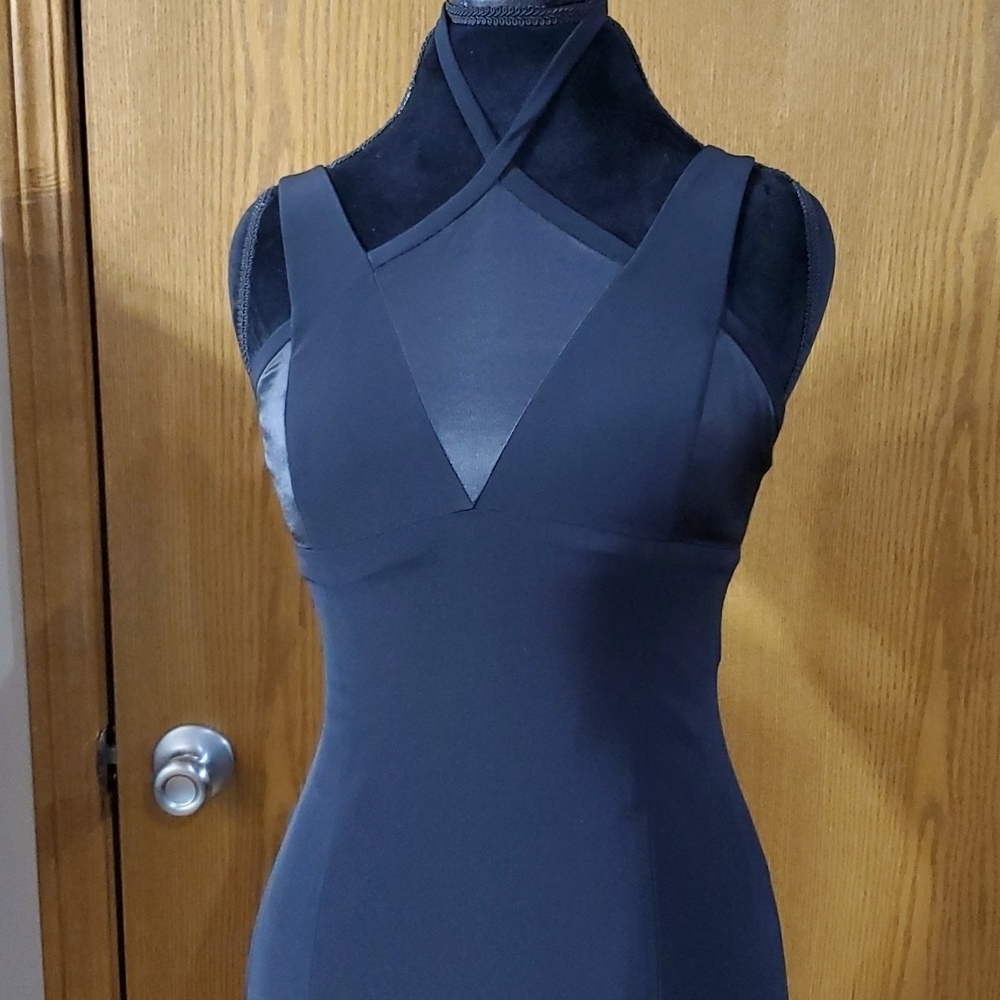 Adrianna papell black sleeveless little black dress